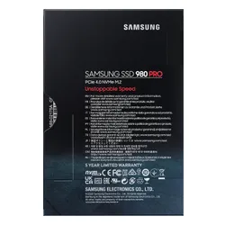 Samsung 980 PRO 500 GB Katı Hal Sürücüsü M. 2 2280 PCI-E x4 Gen4 NVMe (MZ-V8P500BW)