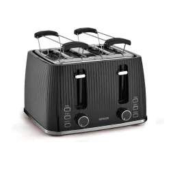 Toster Sencor STS 7541BK Ruszt do bułek Rozmrażanie 1860W