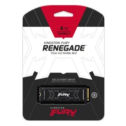 Kingston Fury Renegade SSD 4 TB M. 2 2280 PCI-E x4 Gen4 NVMe SSD (SFYRD/4000G )