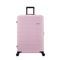 American Tourister'ın Büyük Genişletilmiş bavulu Novastream-soft pink