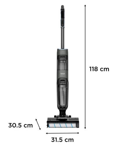 Bezprzewodowy odkurzacz myjący Tefal X-Clean 4, 50 min, samoczyszczenie