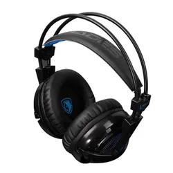Sades Locust Plus 7.1 Surround czarno-niebieskie