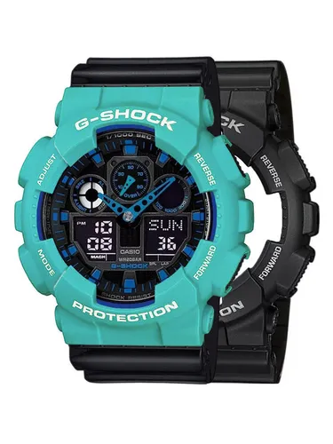 Casio Zegarek SET GA-100-1A2ER + BEZEL 10410475 + PASEK 10347688