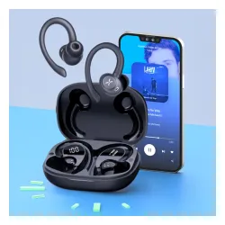 Słuchawki bezprzewodowe Manta RYTMO Sport 2 MATWS012BK Dokanałowe Bluetooth 5.4 Czarny