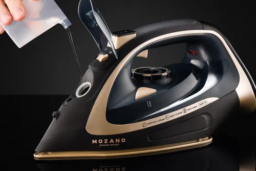 Żelazko bezprzewodowe MOZANO Ultimate Smooth Czarno-złoty