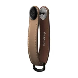 Skórzane etui na klucze Orbitkey Key Organiser Matte Leather - mocha