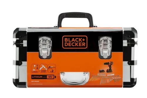 80 BlackDecker Aksesuarlı Darbeli Matkap BDC718AS2F