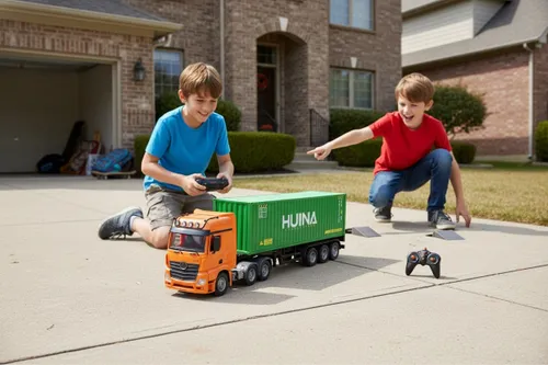 Ciężarówka zdalnie sterowana TIR z naczepą COIL na pilota