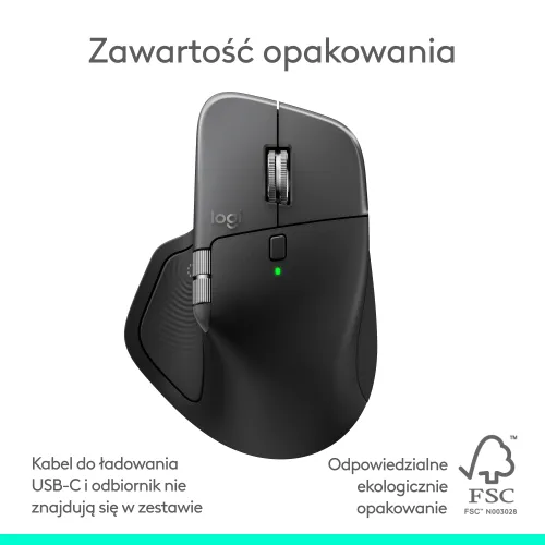 Myszka Logitech MX Master 4 dla Mac Czarny