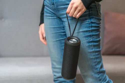 Głośnik mobilny XMUSIC BTS650K Radio FM Czarny