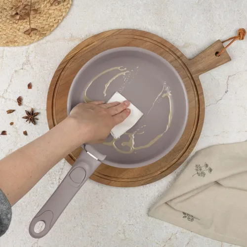 Zestaw patelni i garnków BERLINGER HAUS Taupe Nordic BH-8422 (13 elementów)