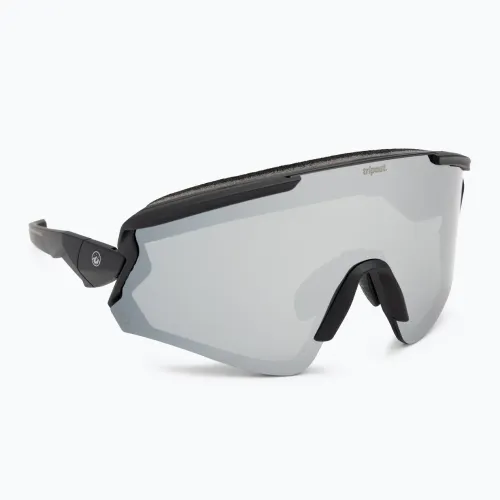 Okulary przeciwsłoneczne Tripout Eternity black/dark silver axiom
