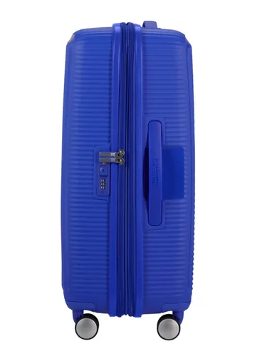 Walizka średnia Soundbox American Tourister - cobalt blue