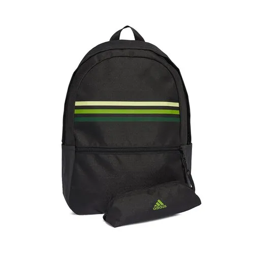 Adidas clasic orizontal 3-dungi Rucsac HY0743 Negru / Pullim