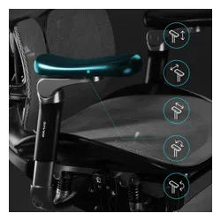 Fotel DIABLO CHAIRS Brave V-Kinetic Czarny