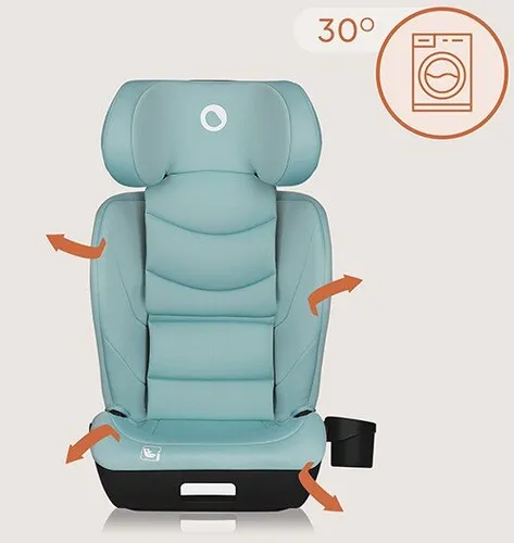 Fotelik samochodowy LIONELO Neal i-Size 100-150 cm (15-36 kg) Turkusowy