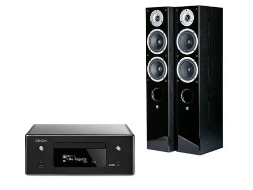 Zestaw stereo Denon RCD-N10 (czarny), Wilson RAPTOR 5 (czarny)