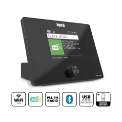 Radioodbiornik Imperial DABMANi420BK Radio FM DAB+ Internetowe Wi-Fi Bluetooth Czarny