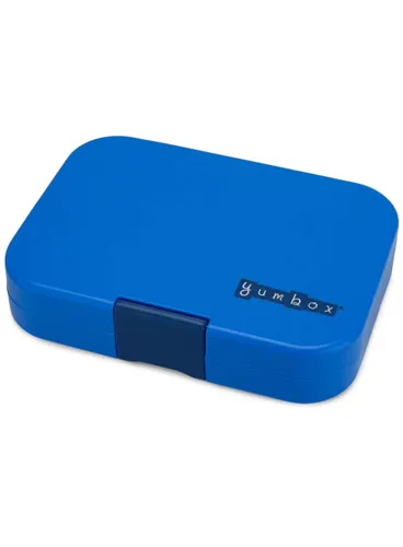 Średni prostokątny lunchbox Yumbox Panino - surf blue / shark