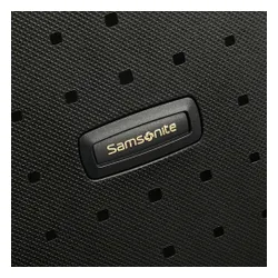 Mare XL Samsonite s ' cure DLX valiza - negru / aur delicios