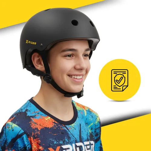 Kask XRIDER XRBH005M Czarny Miejski (rozmiar M)