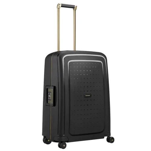 Walizka średnia Samsonite S'Cure DLX - black/gold