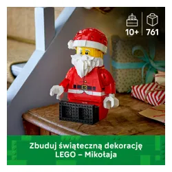 LEGO 40820 Powiększona minifigurka Świętego Mikołaja