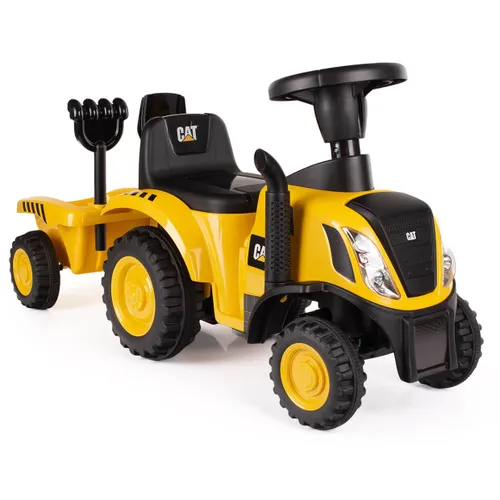 Jeździk Traktor z przyczepką Caterpillar CAT jeździdełko dla dziecka pojazd 12M+