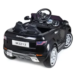 Samochód dla dziecka BAMBI RACER Land Rover Suv Jeep 1 osobowy Błyszczący Czarny