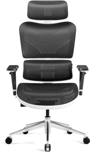 Fotel DIABLO CHAIRS V-Commander Biało-czarny