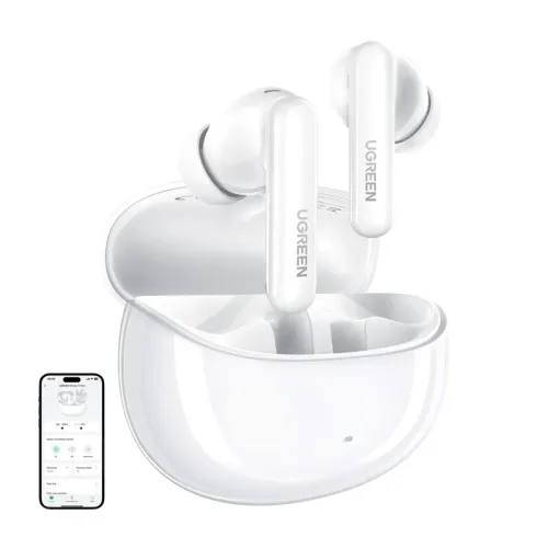 Słuchawki bezprzewodowe UGREEN HiTune T3 Pro ANC Dokanałowe Bluetooth 5.4 Biały