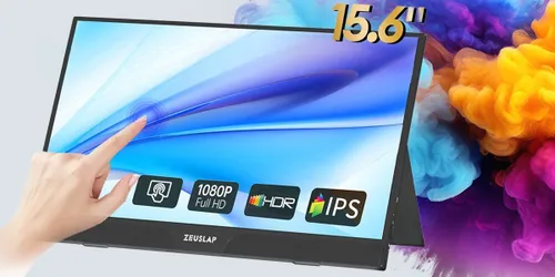 Monitor ZEUSLAP Z15ST 15" 1920x1080px IPS 4 ms