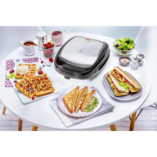 Opiekacz Tefal SW341D12 Snack Time 2w1 (2 komplety płyt w zestawie)