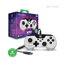 Геймпад Hyperkin X91 Wired Controller White для Xbox, ПК - проводной