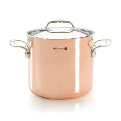 DE BUYER Prima Matera 5,7 l - garnek miedziany z pokrywką