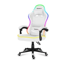 Fotel HUZARO Force 4.4 RGB Biały