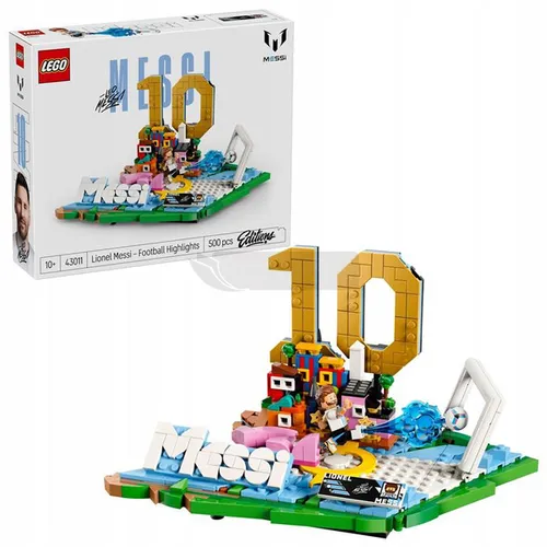 LEGO Editions 43011 Lionel Messi Piłkarski Moment, zestaw klocków