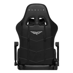 Fotel GAMVIS Phantom Large Czarny (białe elementy)
