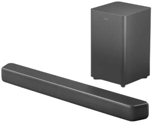 Soundbar PHILIPS TAB5309/10 Szary 2.1-kanałowy, Bezprzewodowy Subwoofer,HDMI-CEC,DTS Virtual:X,Dolby Digital+