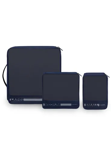 Zestaw 3 organizerów do pakowania Samsonite Pack-Sized - navy