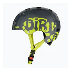 Kask dziecięcy UVEX Kid 3 dirtbike grey/lime