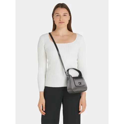 Calvin Klein Re-Lock Mini XBody Bag-Gunmetal K60K611287 Gunmetal buc