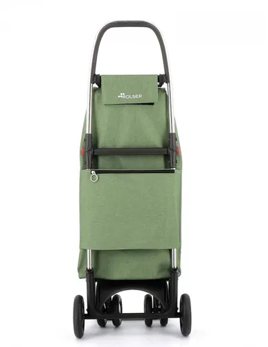 Coș de cumpărături Rolser I-MAX TWEED Folding-green