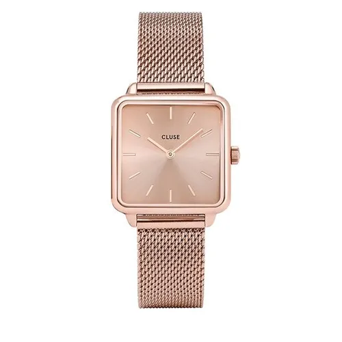 Cluse La Tétragone Cw0101207009 Mesh Full Rose Gold Colou Saati