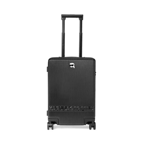 Маленький жесткий чемодан KARL LAGERFELD 240w3072 Black