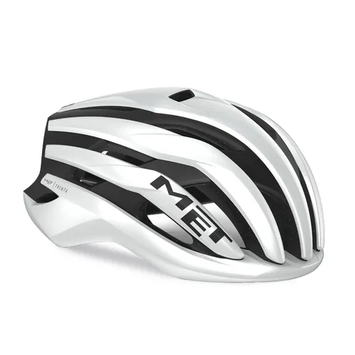 Kask rowerowy MET Trenta Mips white/ black matt glossy