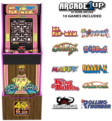 Konsola ARCADE1UP Ms. Pac-Man 40th Anniversary
