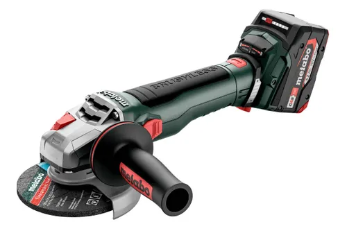 Metabo WB 18 LT BL 11-125 Akülü Açılı Taşlama Makinesi (613054650), 2 adet 5,2 Ah pil, şarj cihazı, kılıf