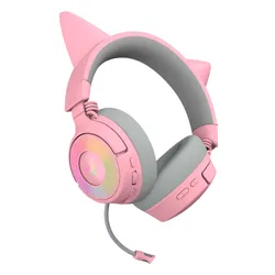 Słuchawki RAZER Kraken Kitty V3 Pro Różowo-szary