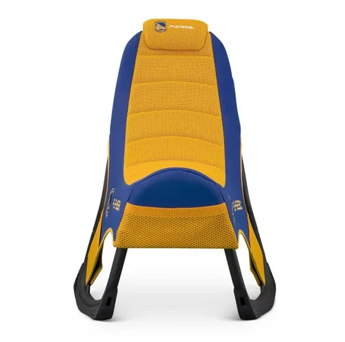 Fotel Playseat Champ NBA-Golden State Warrios Gamingowy do 122kg Tkanina Niebiesko-żółty